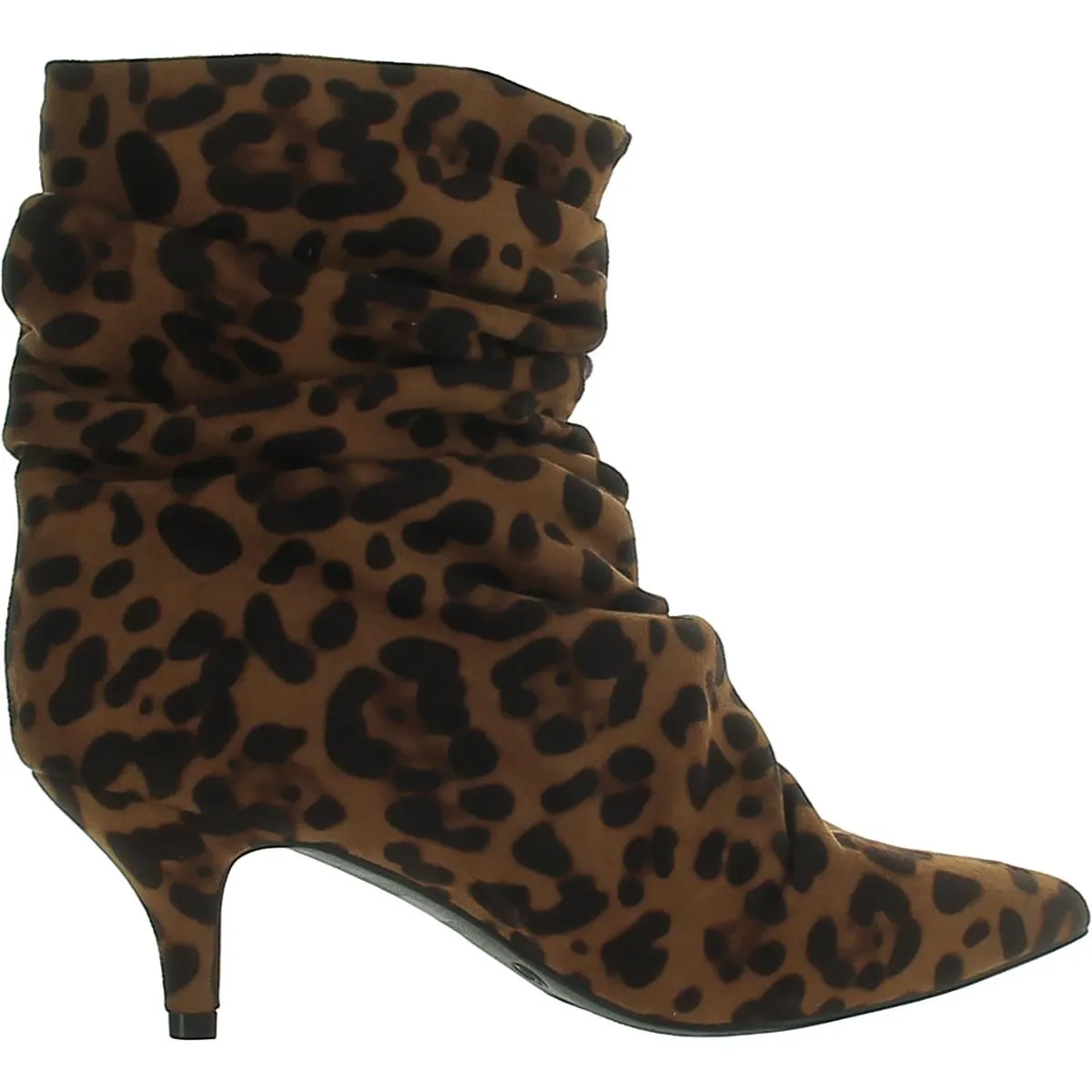 Womens Faux Suede Stiletto Ankle Boots