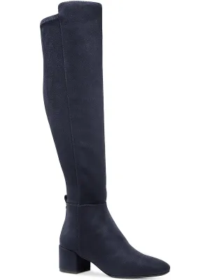 Womens Faux Suede Tall Over-The-Knee Boots