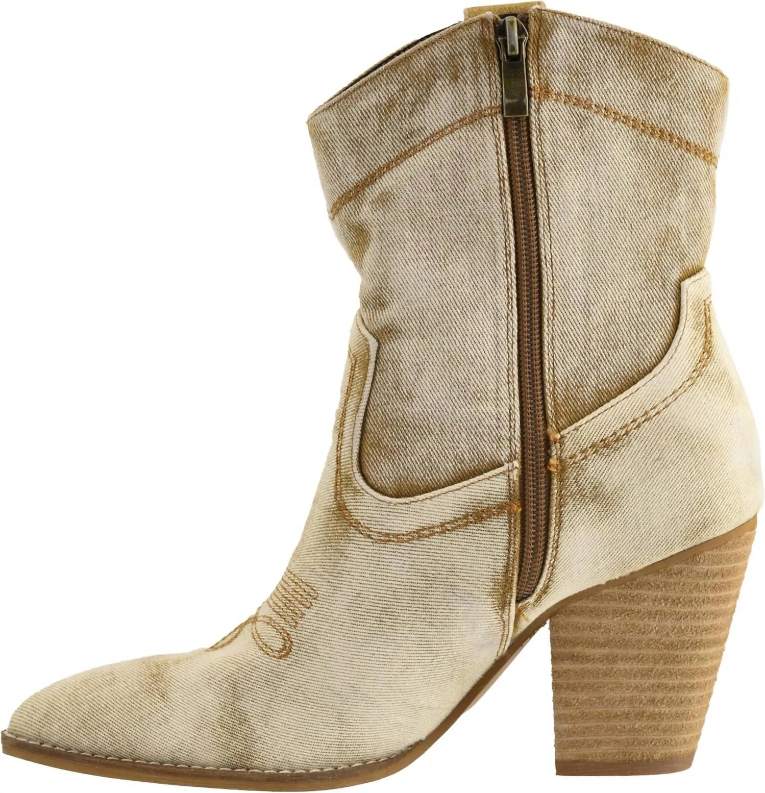 Women's Friends In Low Places Western Booties In Beige