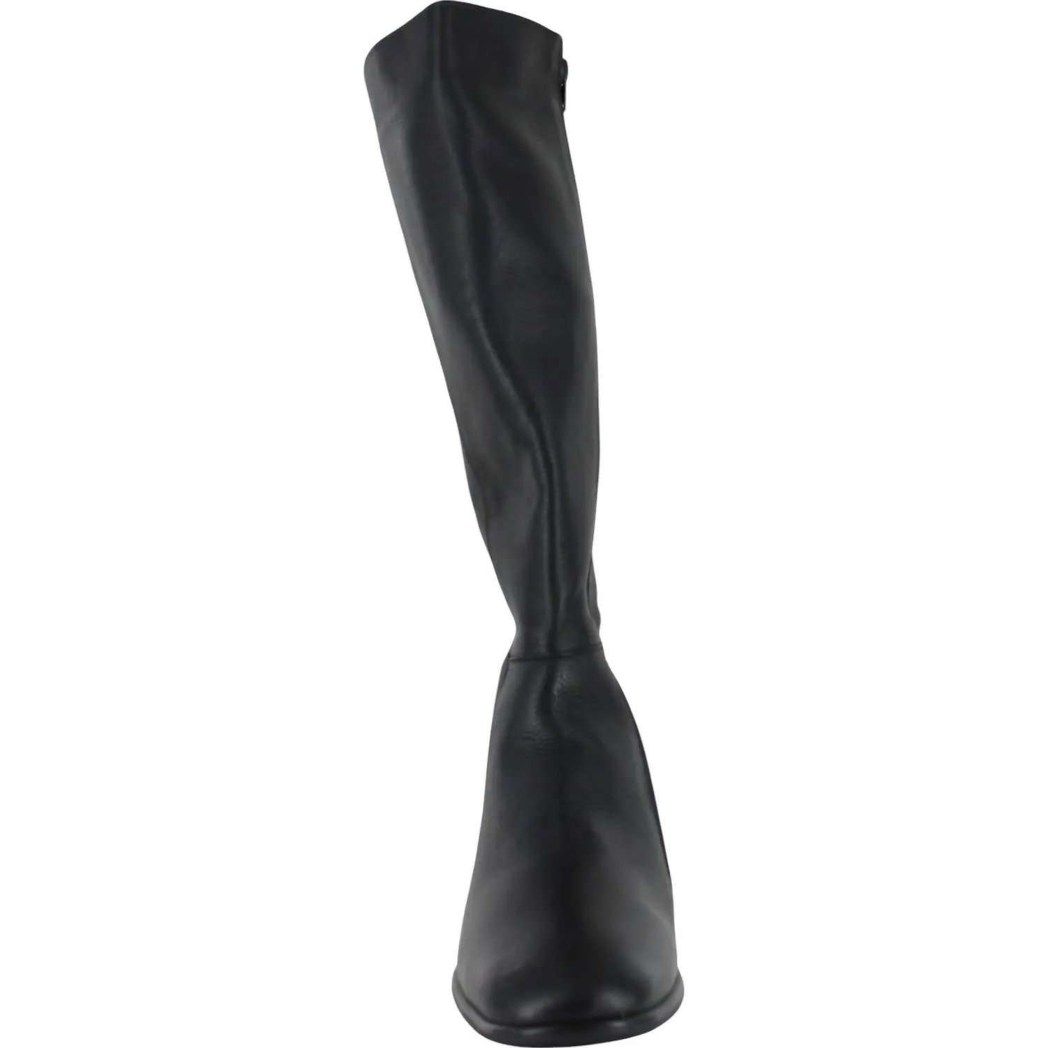 Women's Gift Calf Boots In Soft Black Leather
