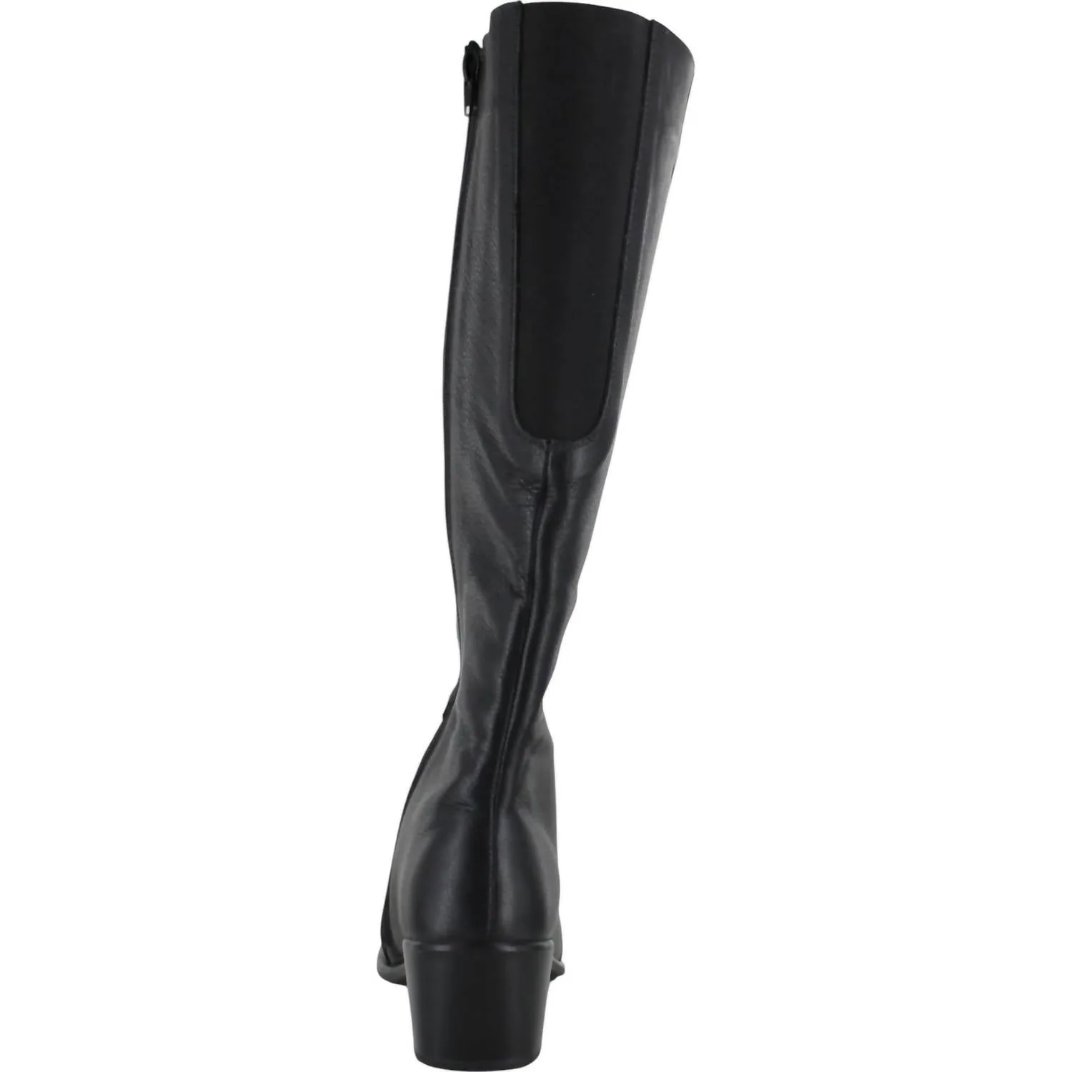 Women's Gift Calf Boots In Soft Black Leather