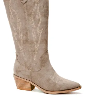 Women's Headliner Heeled Boots In Gray
