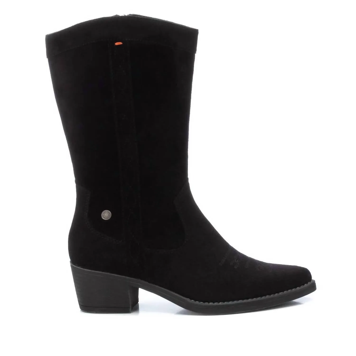 Women's Italian Western Boots In Black