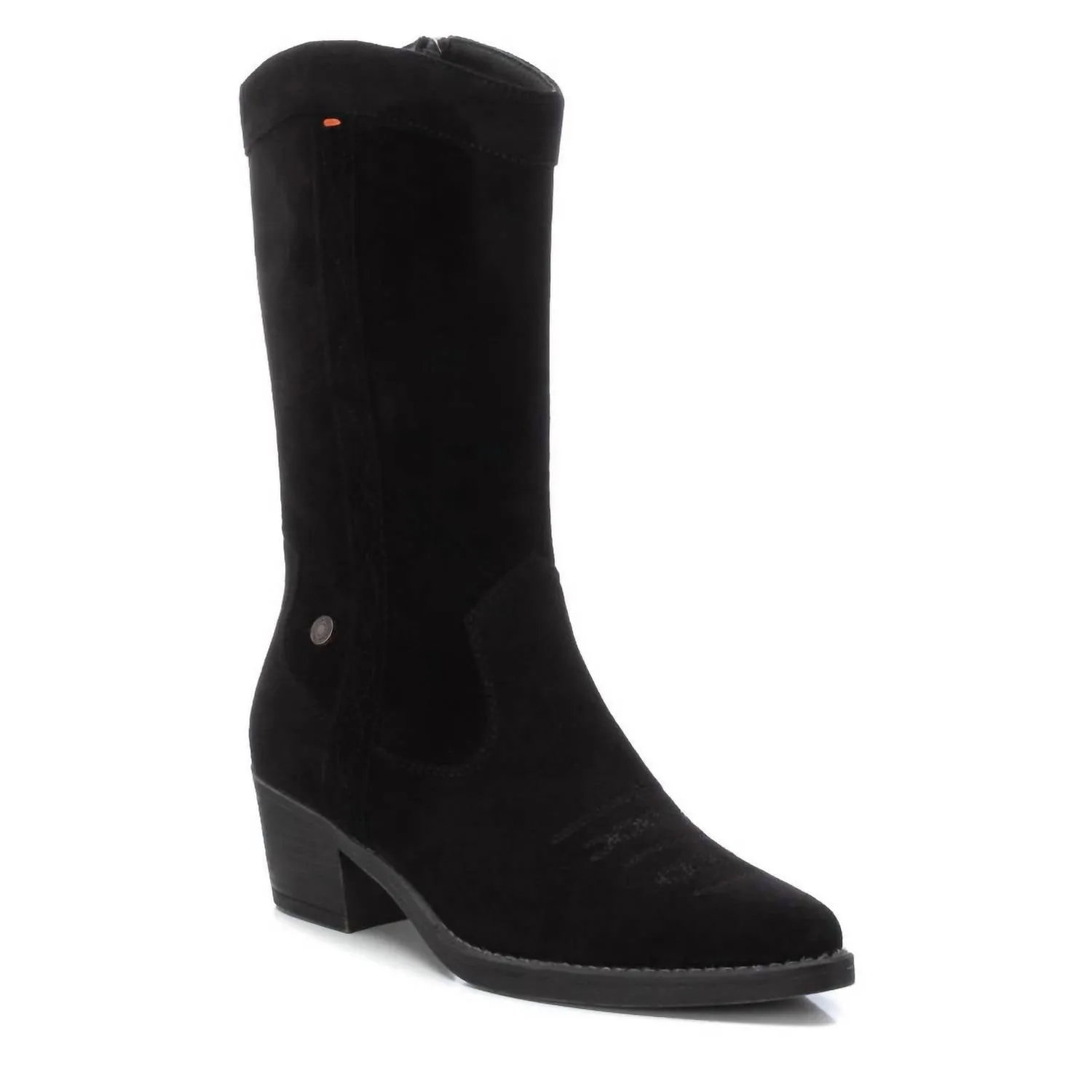 Women's Italian Western Boots In Black