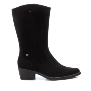 Women's Italian Western Boots In Black