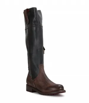 Women's Jacqueline Boots In Teak/black