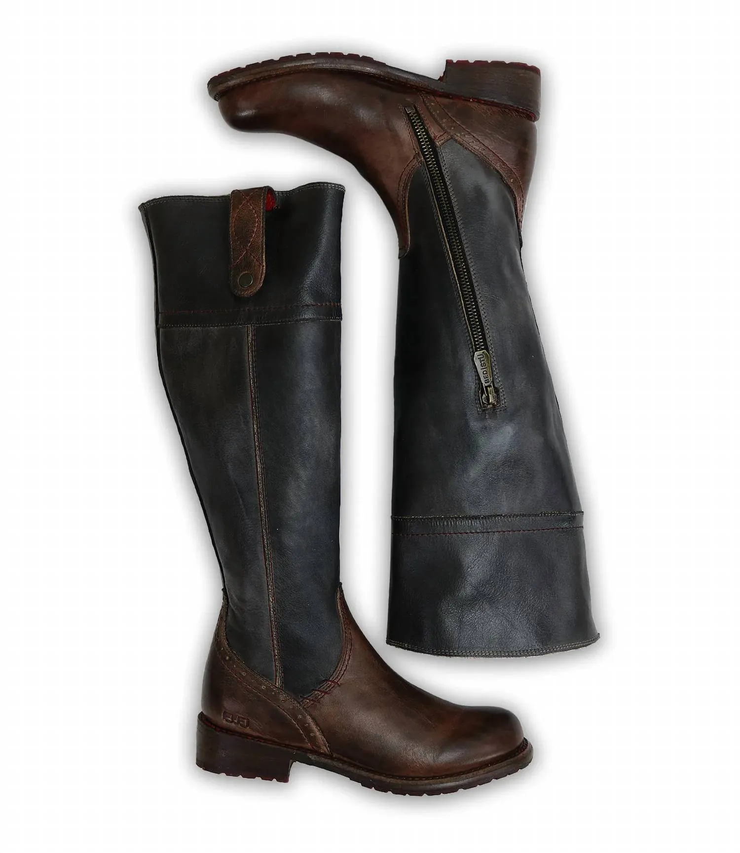Women's Jacqueline Boots In Teak/black