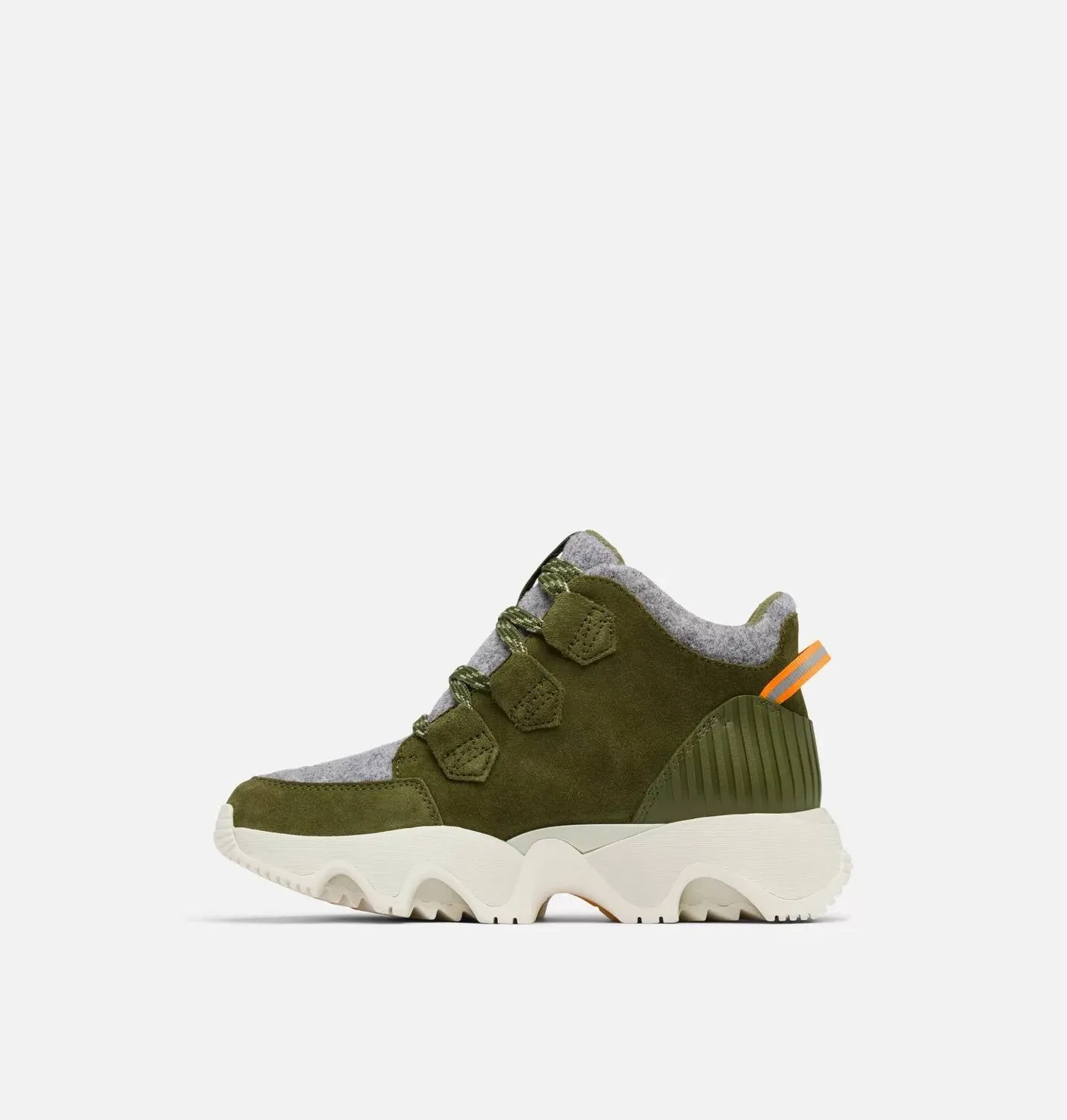Women's Kinetic Impact Caribou Sneaker Boots In Utility Green, Light Aloe
