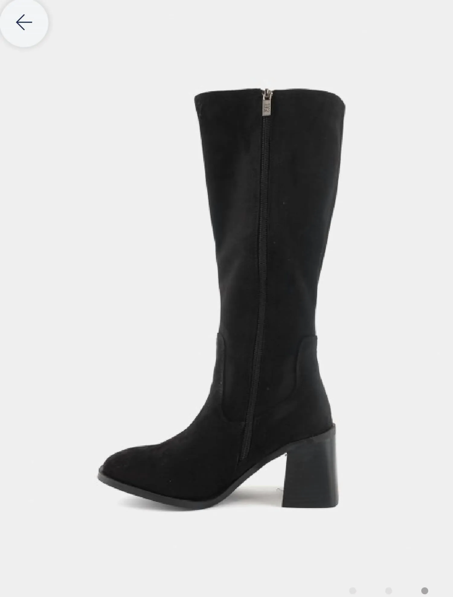 Women's Knee High Boots In Black