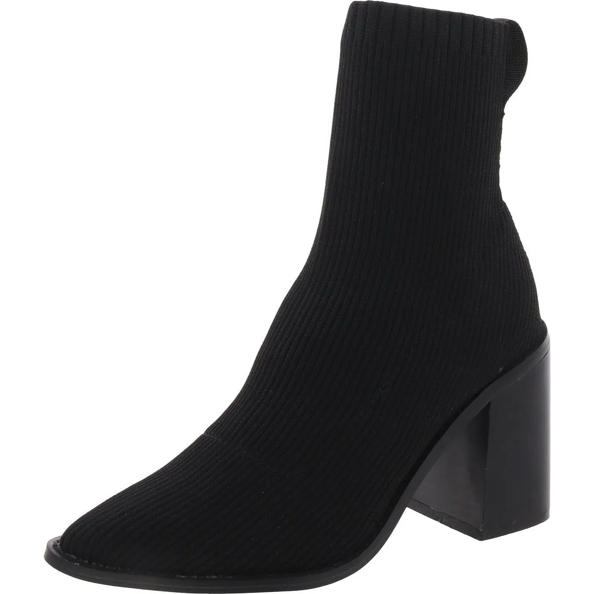 Womens Knit Pull On Ankle Boots