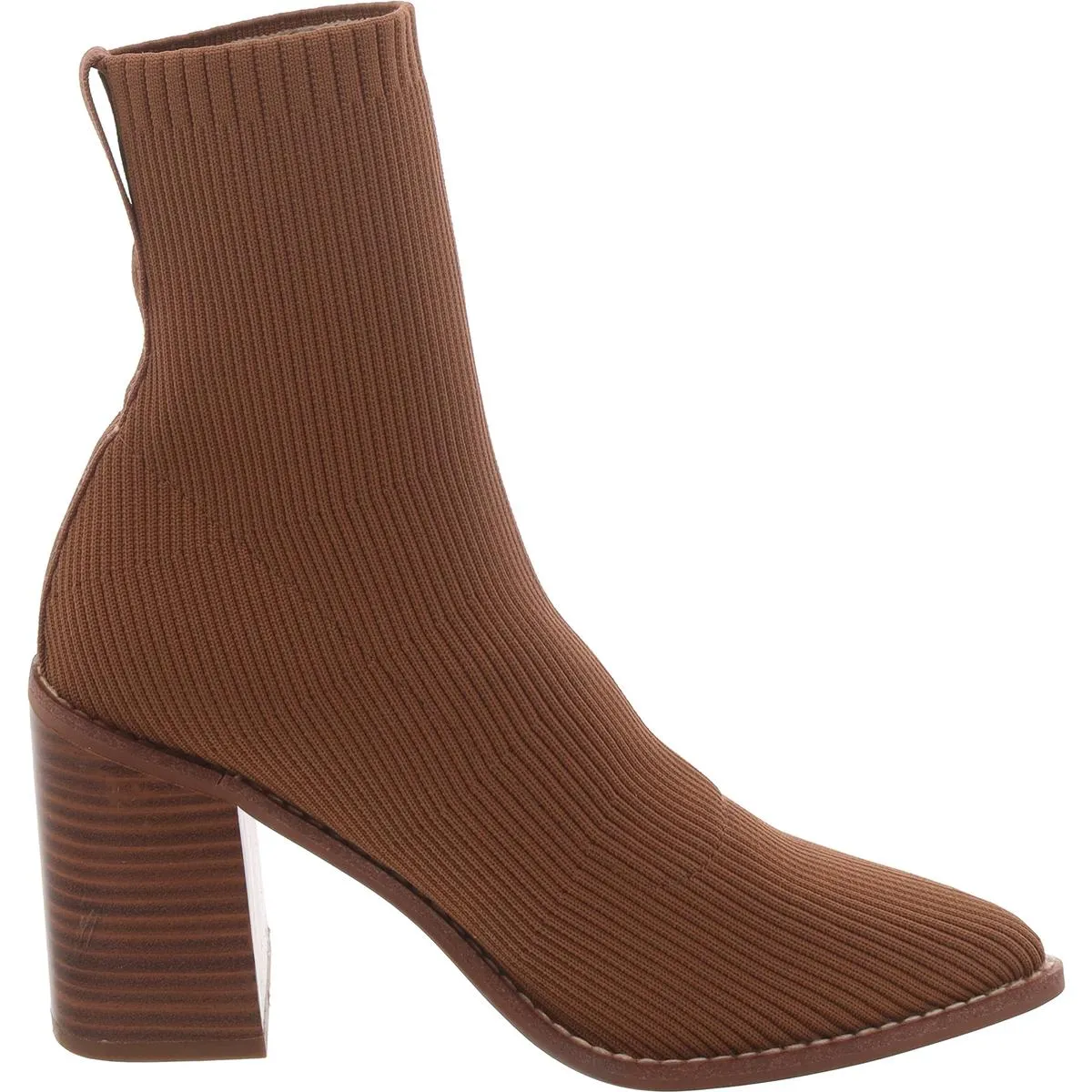 Womens Knit Pull On Ankle Boots
