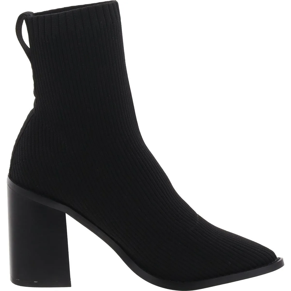Womens Knit Pull On Ankle Boots