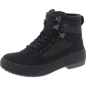 Womens Lace-Up Ankle Boots