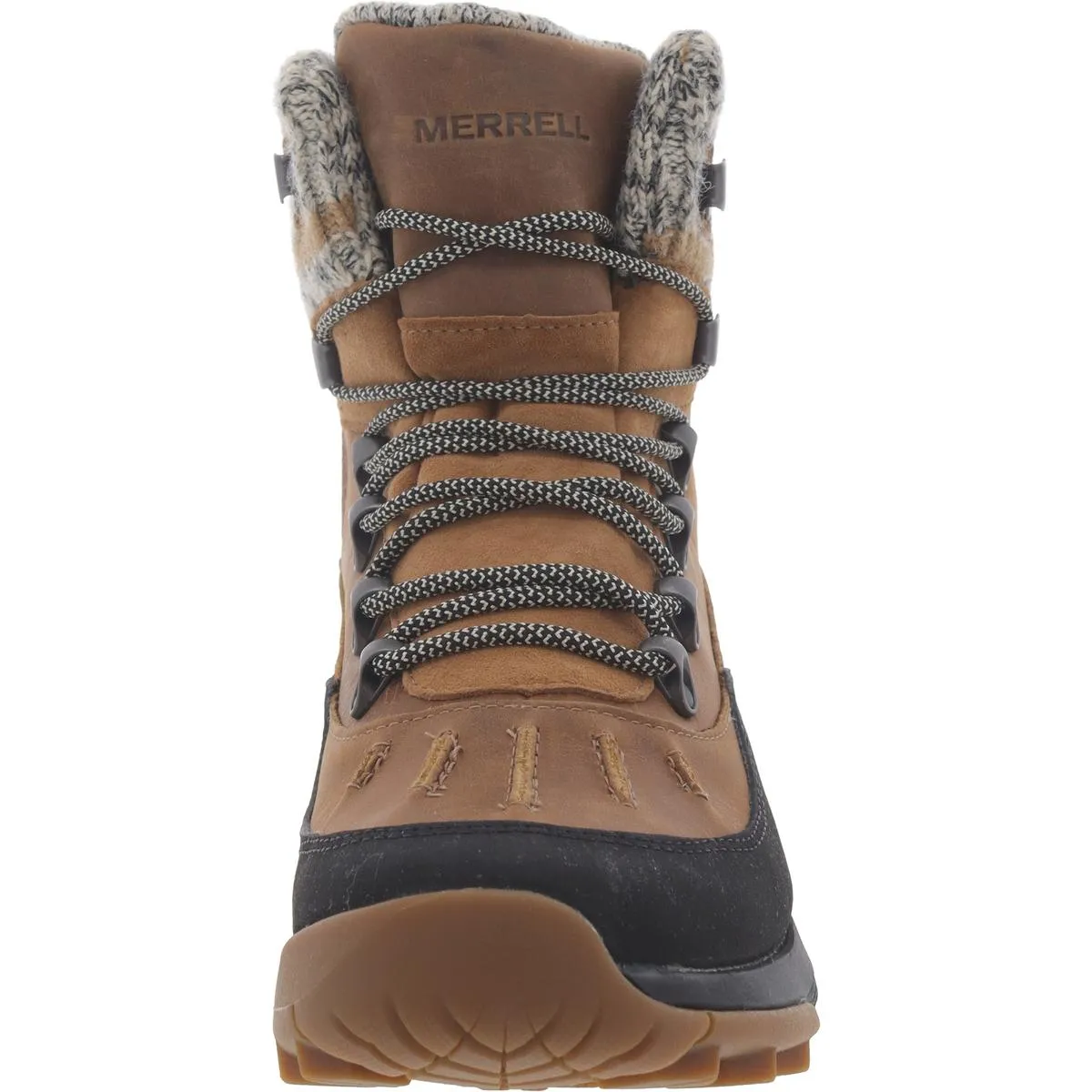 Womens Lace Up Cold Weather Shearling Boots