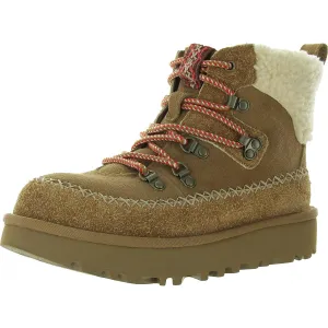 Womens Lace-Up Faux Fur Winter & Snow Boots