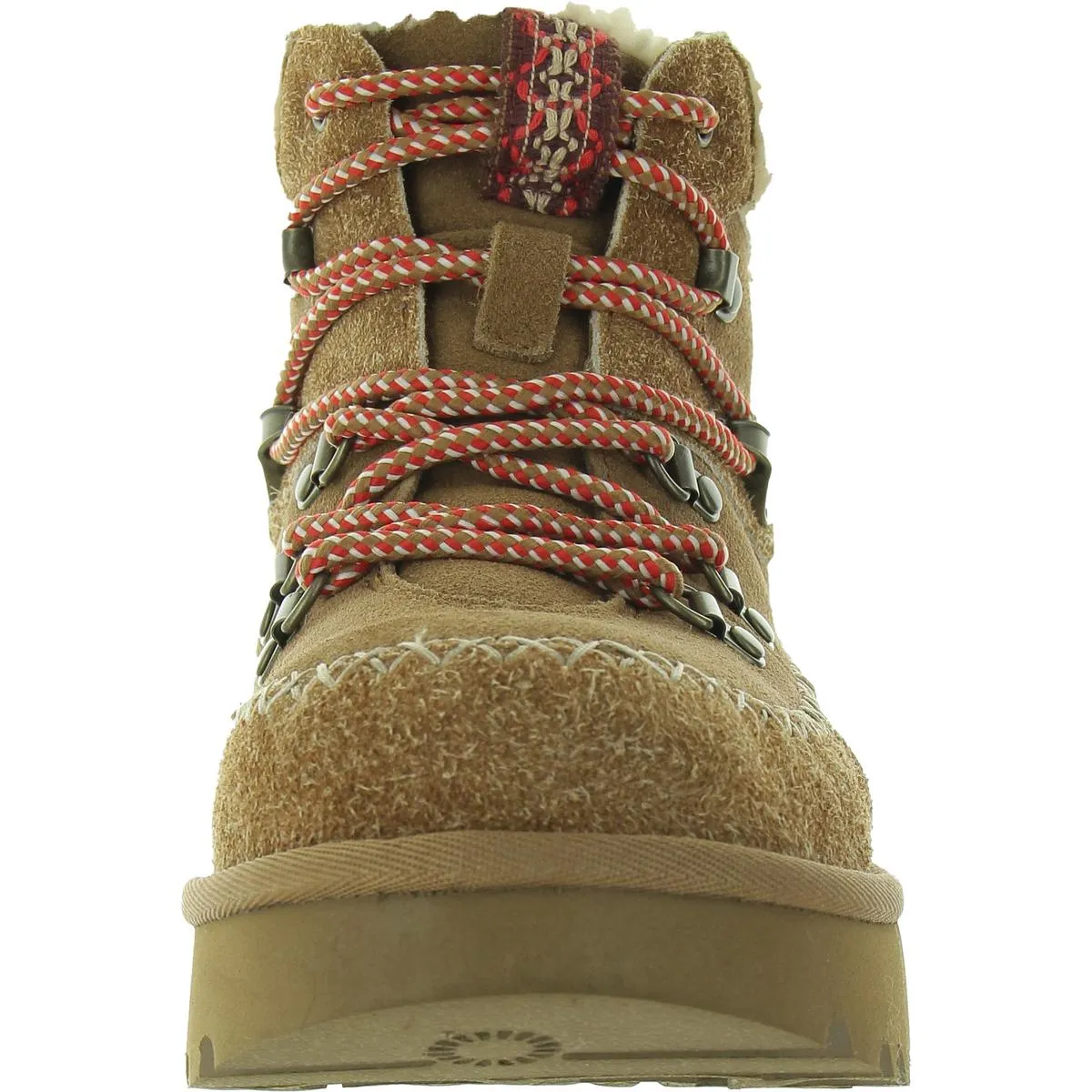 Womens Lace-Up Faux Fur Winter & Snow Boots