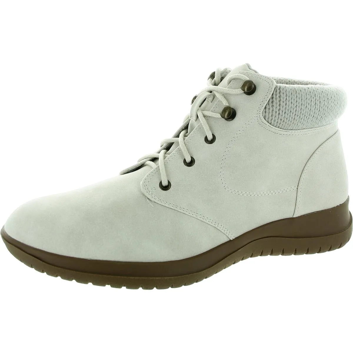Womens Lace-Up Man Made Hiking Boots