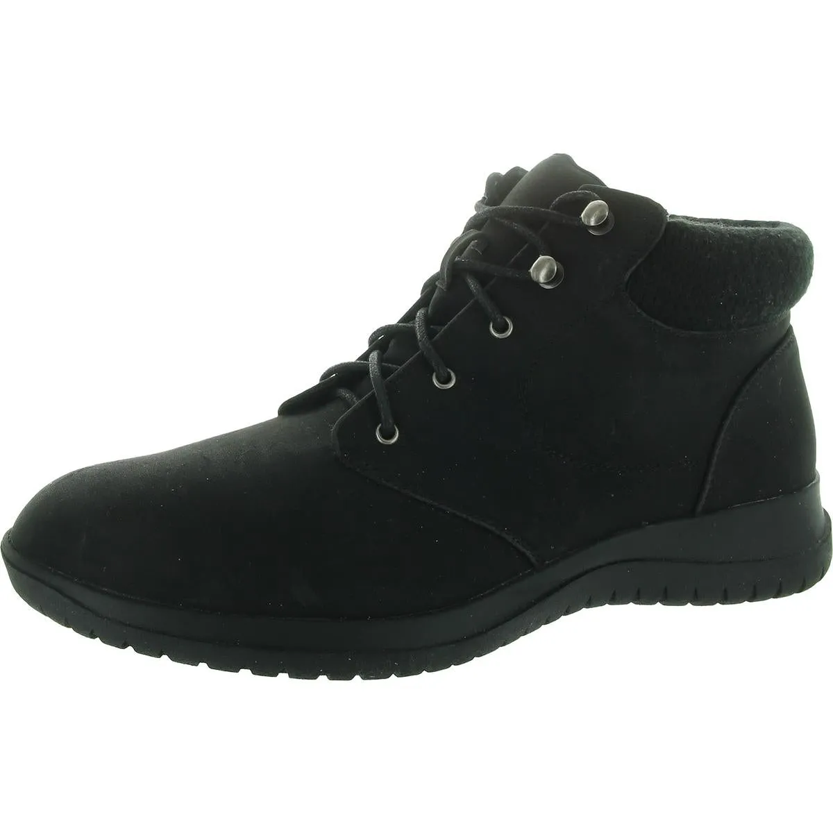 Womens Lace-Up Man Made Hiking Boots