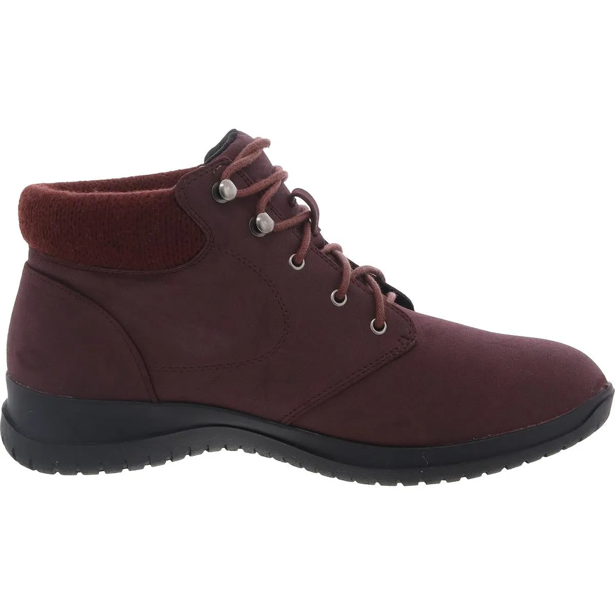Womens Lace-Up Man Made Hiking Boots