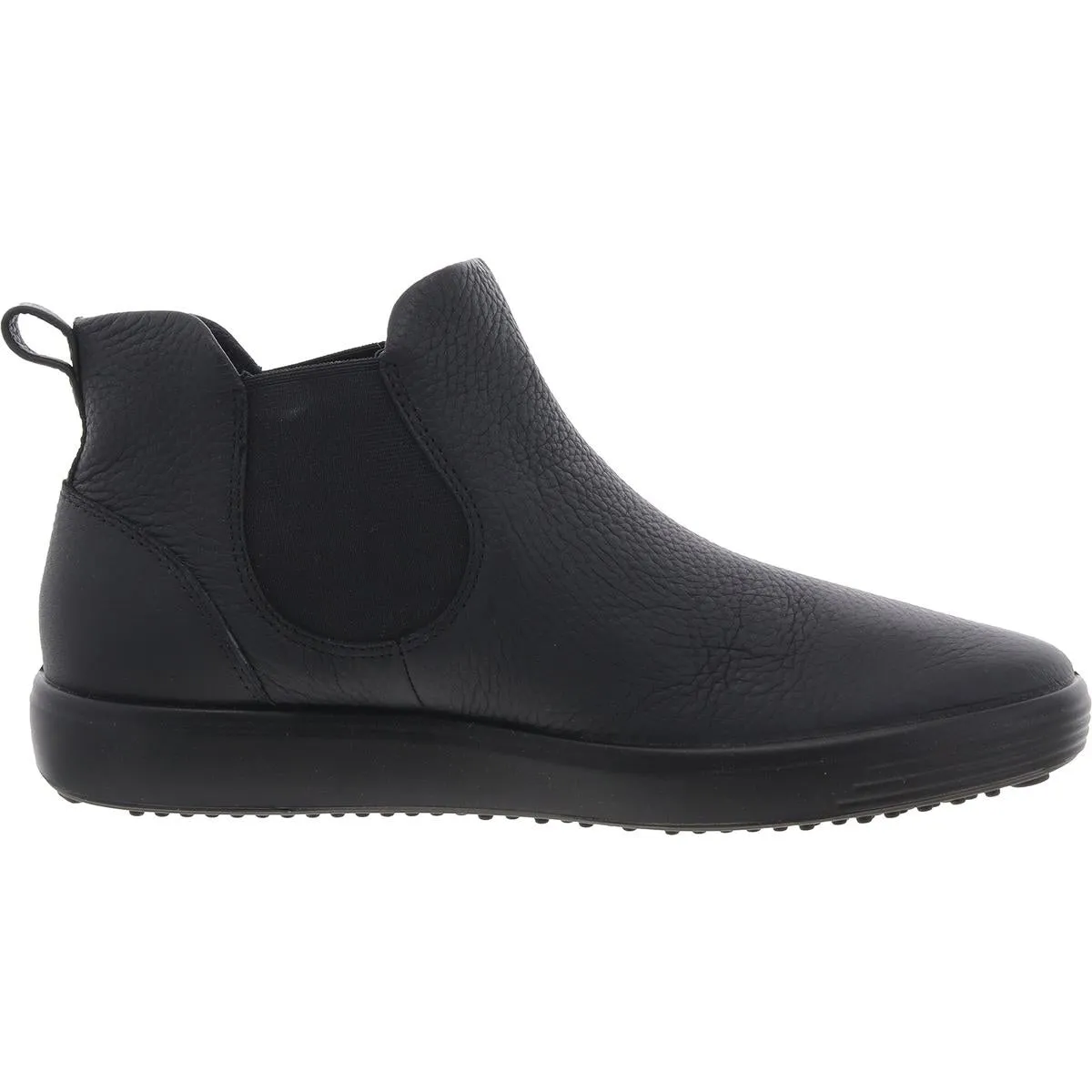 Womens Laceless Leather Ankle Boots