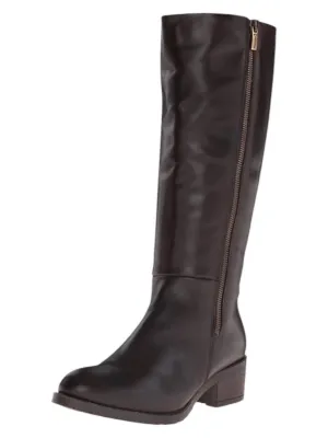 Women's Lauren Waterproof Tall Leather Boots In Brown