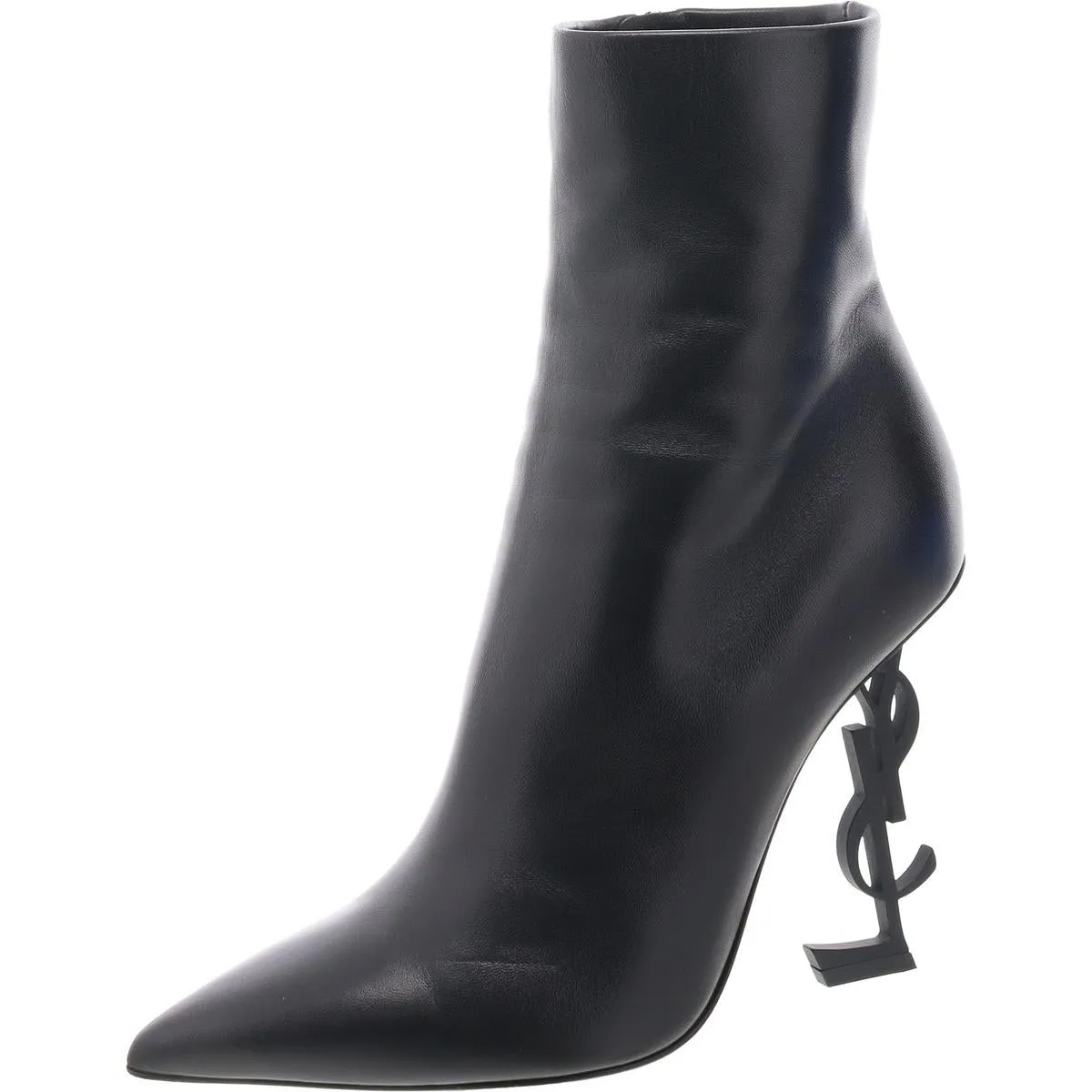 Womens Leather Pointed Toe Ankle Boots