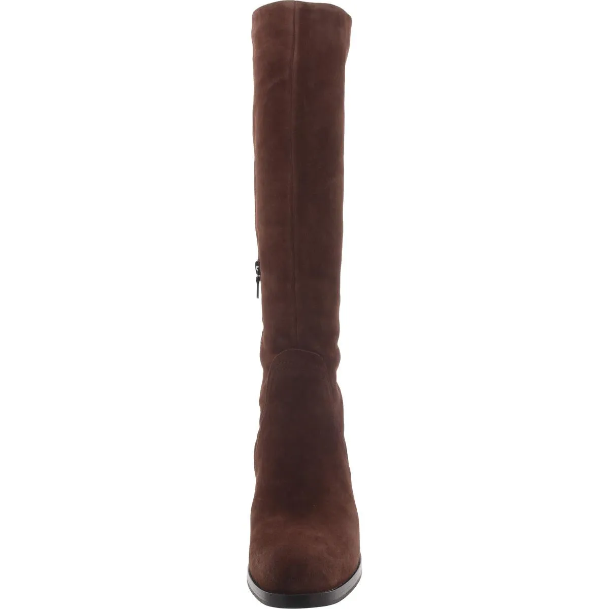Womens Leather Pull On Knee-High Boots