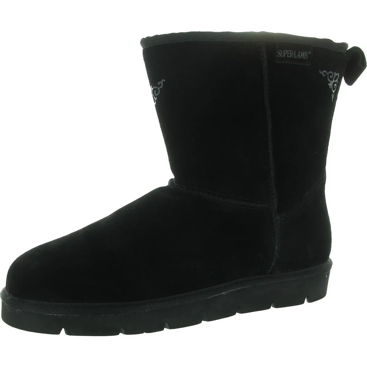 Womens Lined Leather Winter & Snow Boots