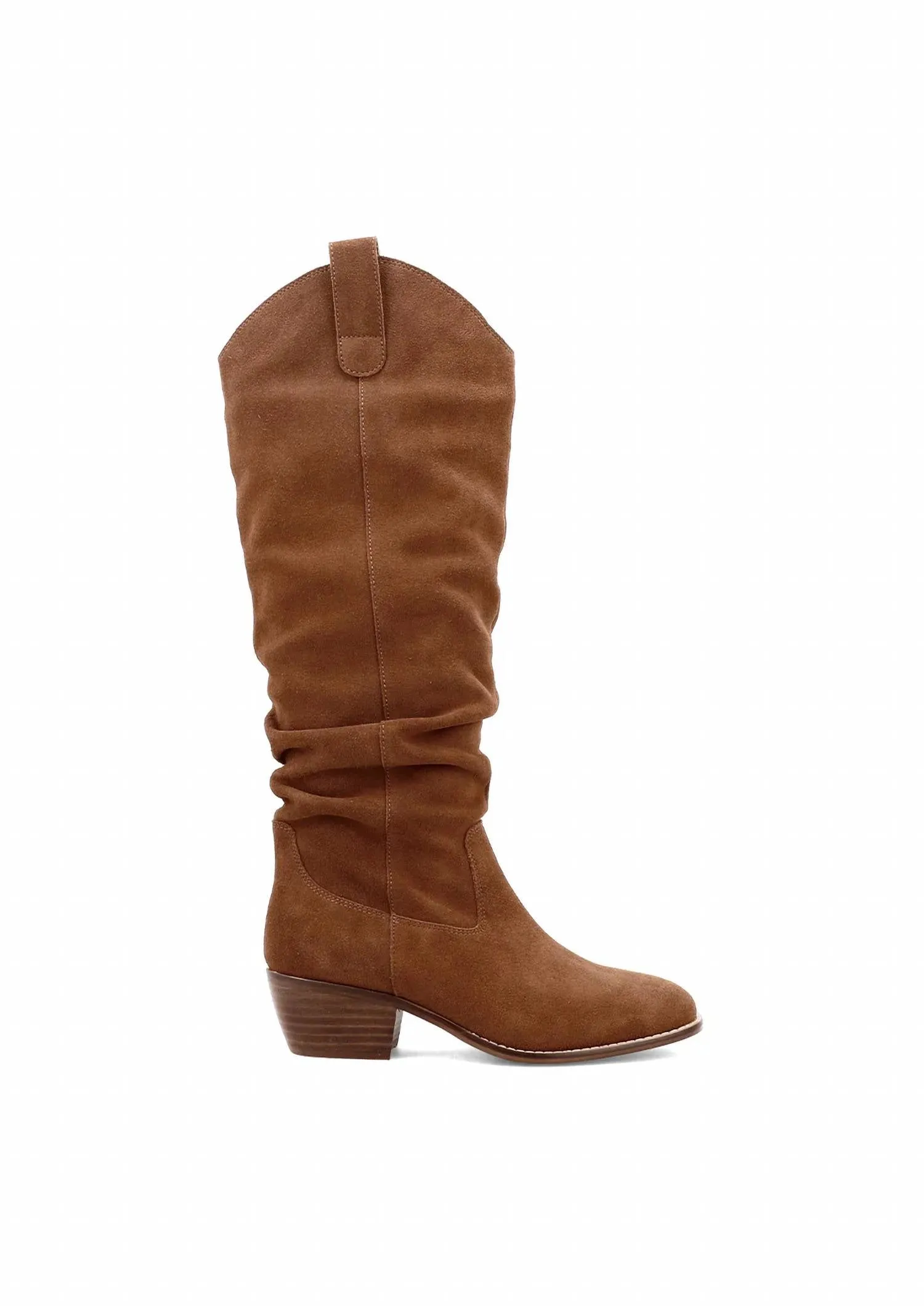 Women's Lue Boots In Cognac Suede