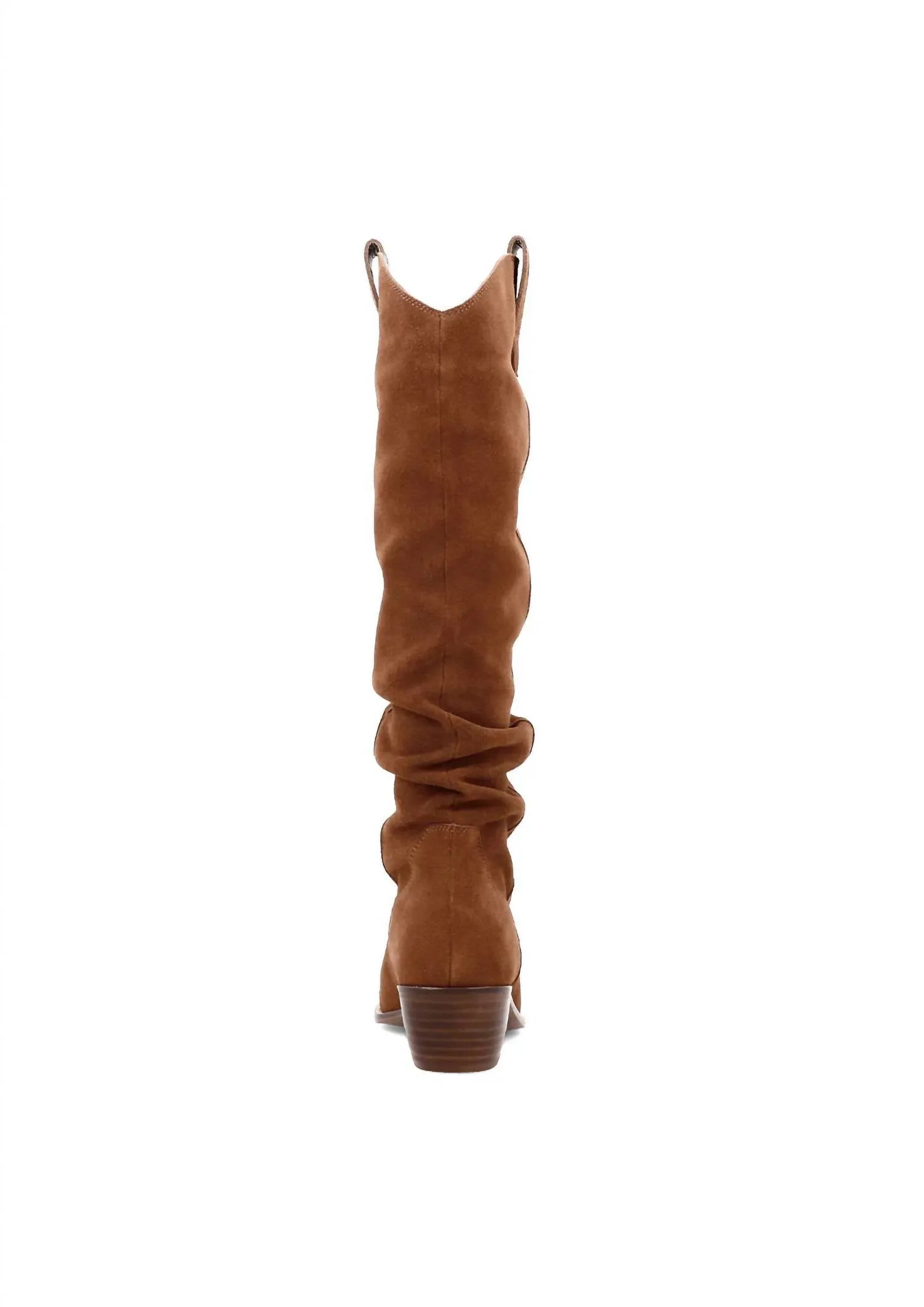 Women's Lue Boots In Cognac Suede