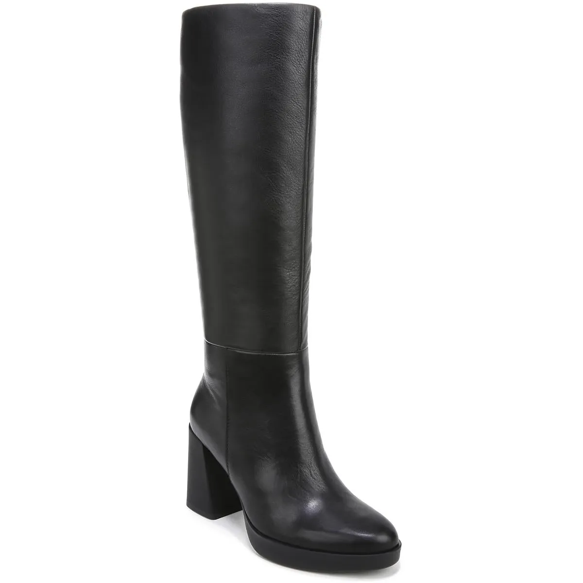 Womens Narrow Calf Leather Knee-High Boots