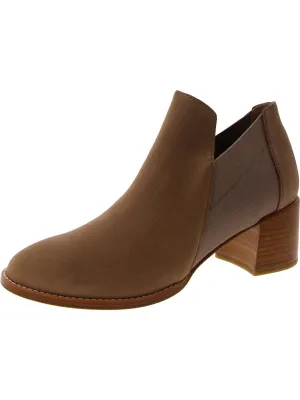 Womens Nubuck Ankle Booties