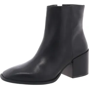 Womens Padded Insole Leather Ankle Boots