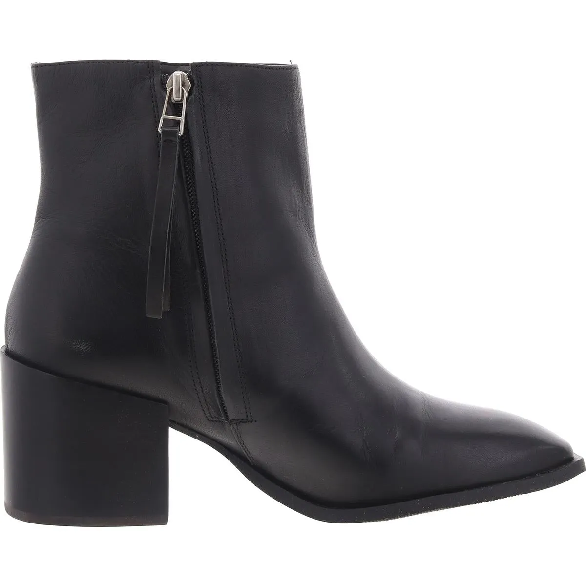 Womens Padded Insole Leather Ankle Boots