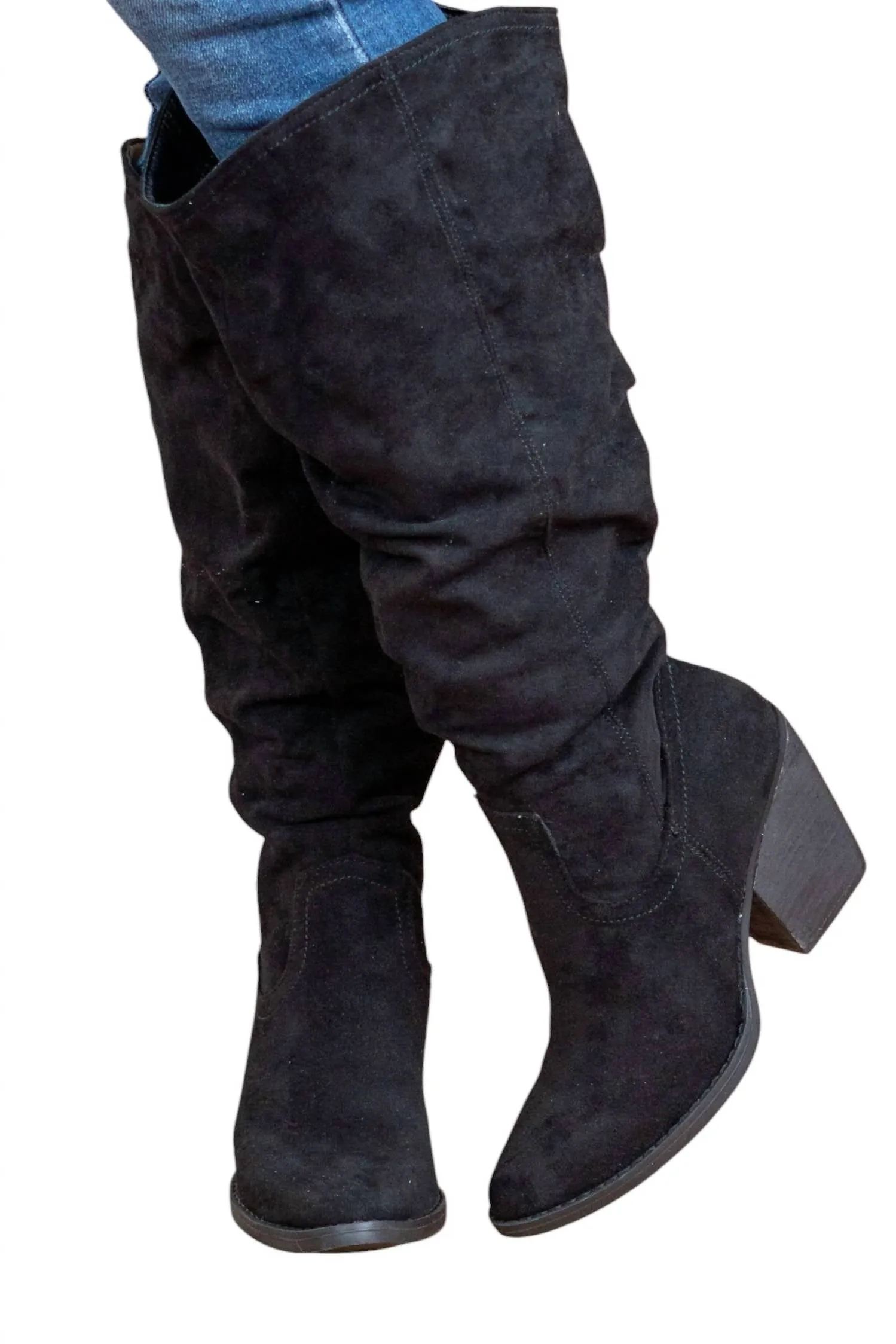 Women's Penny Wide Tall Boot In Black