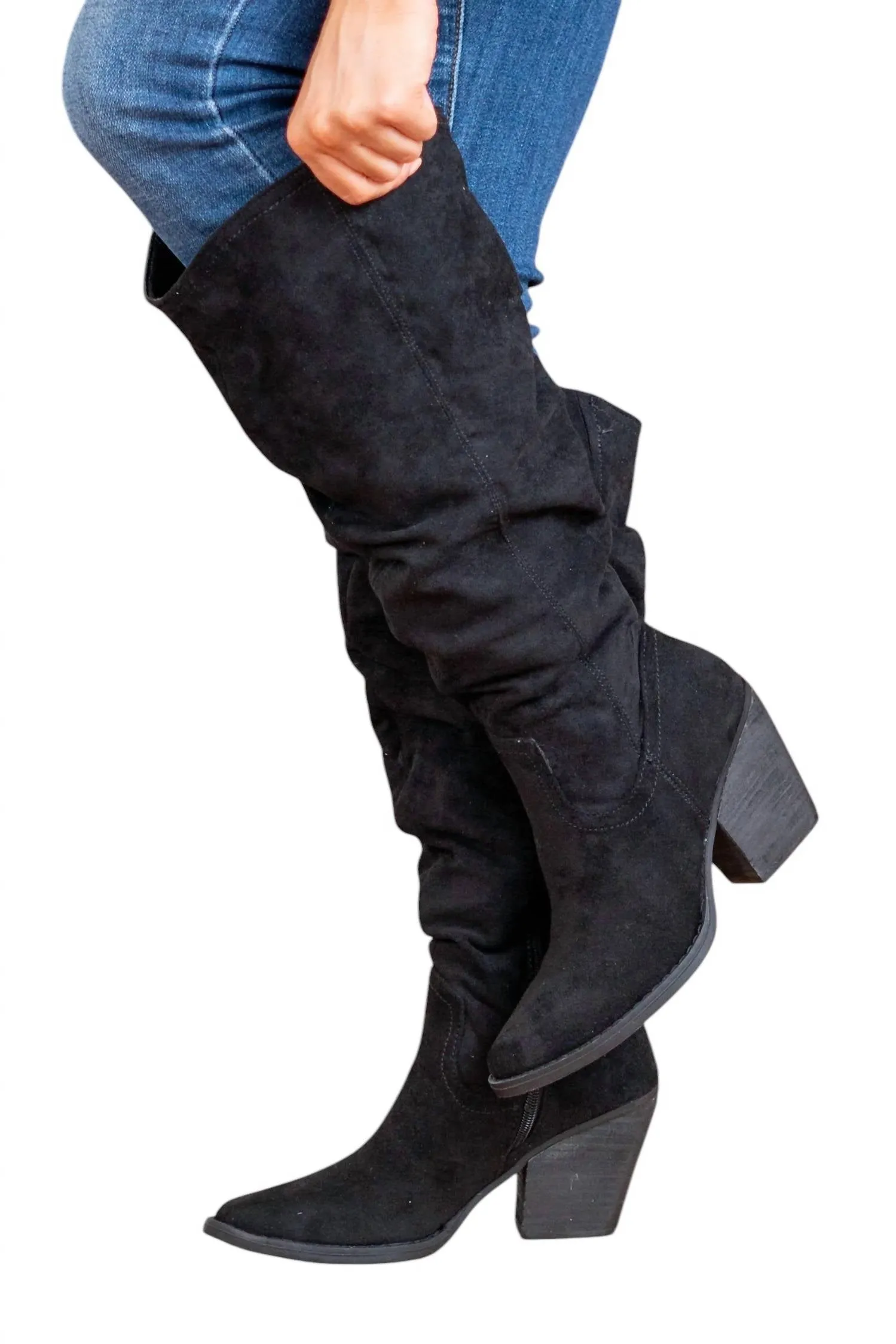 Women's Penny Wide Tall Boot In Black