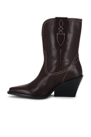 Women's Pitchfork Point Western Boot In Fudgesicle Leather