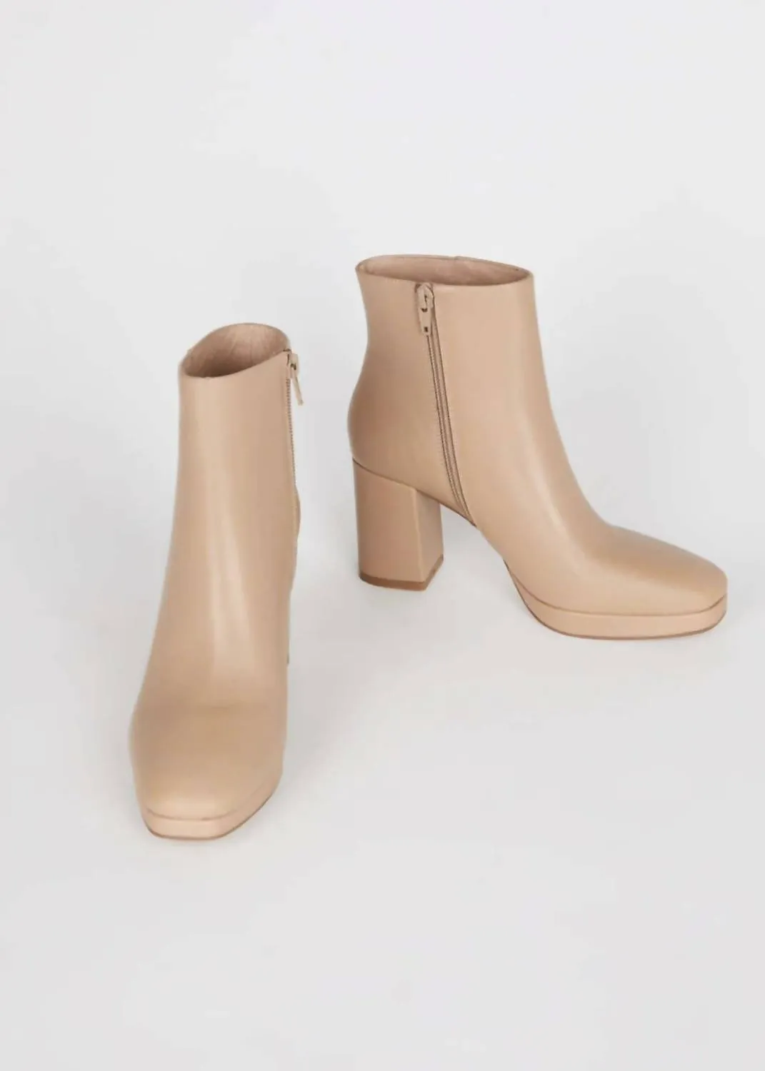 Women's Rachel Heeled Boot In Clay