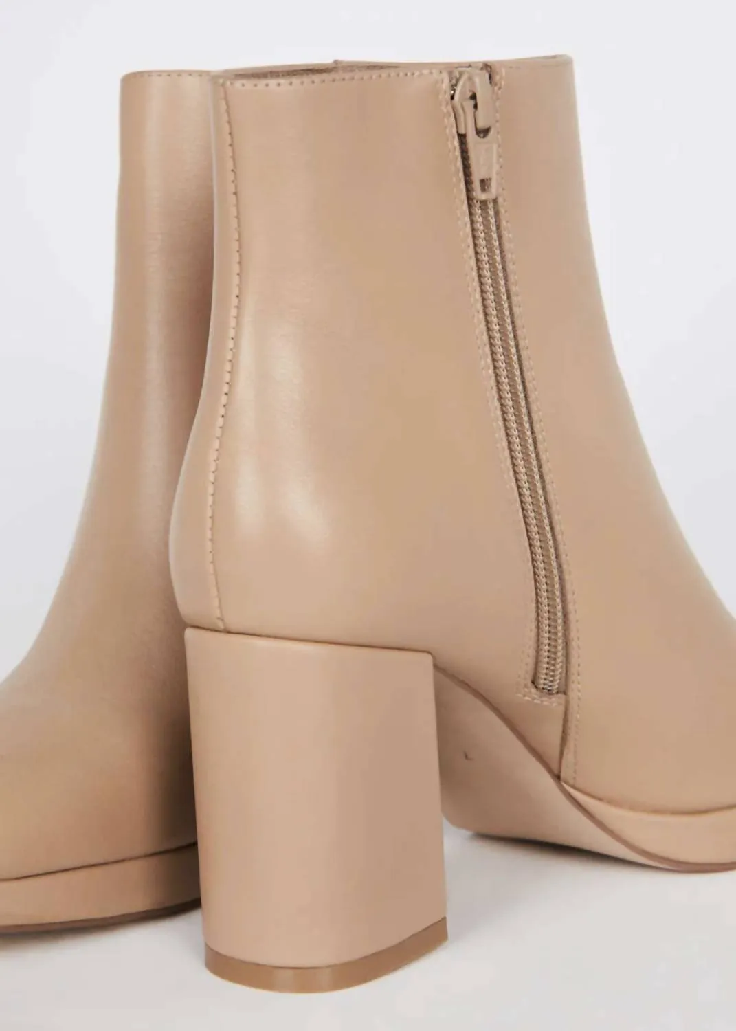 Women's Rachel Heeled Boot In Clay