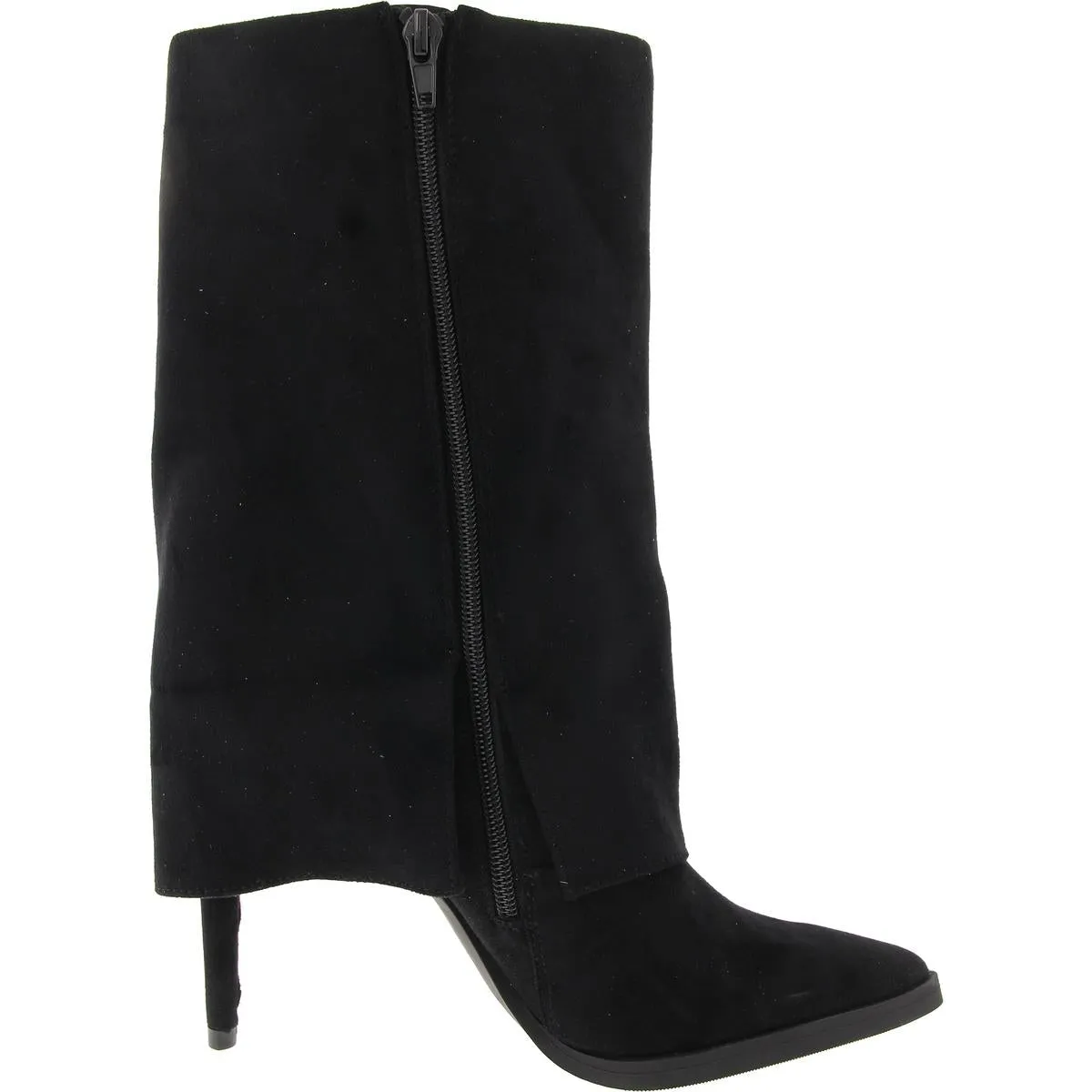 Womens Rhinestone Man Made Mid-Calf Boots