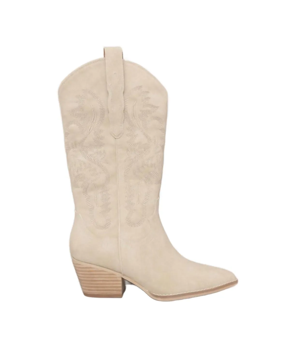 Women's Roman- Classic Western Boot In Taupe