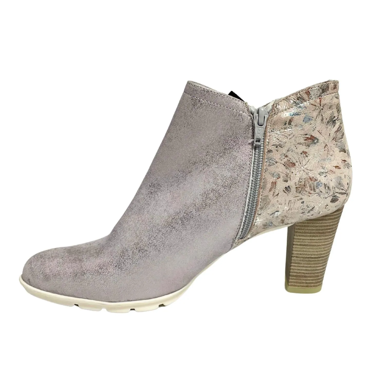Women's Rubi Ankle Boots In Metallic White
