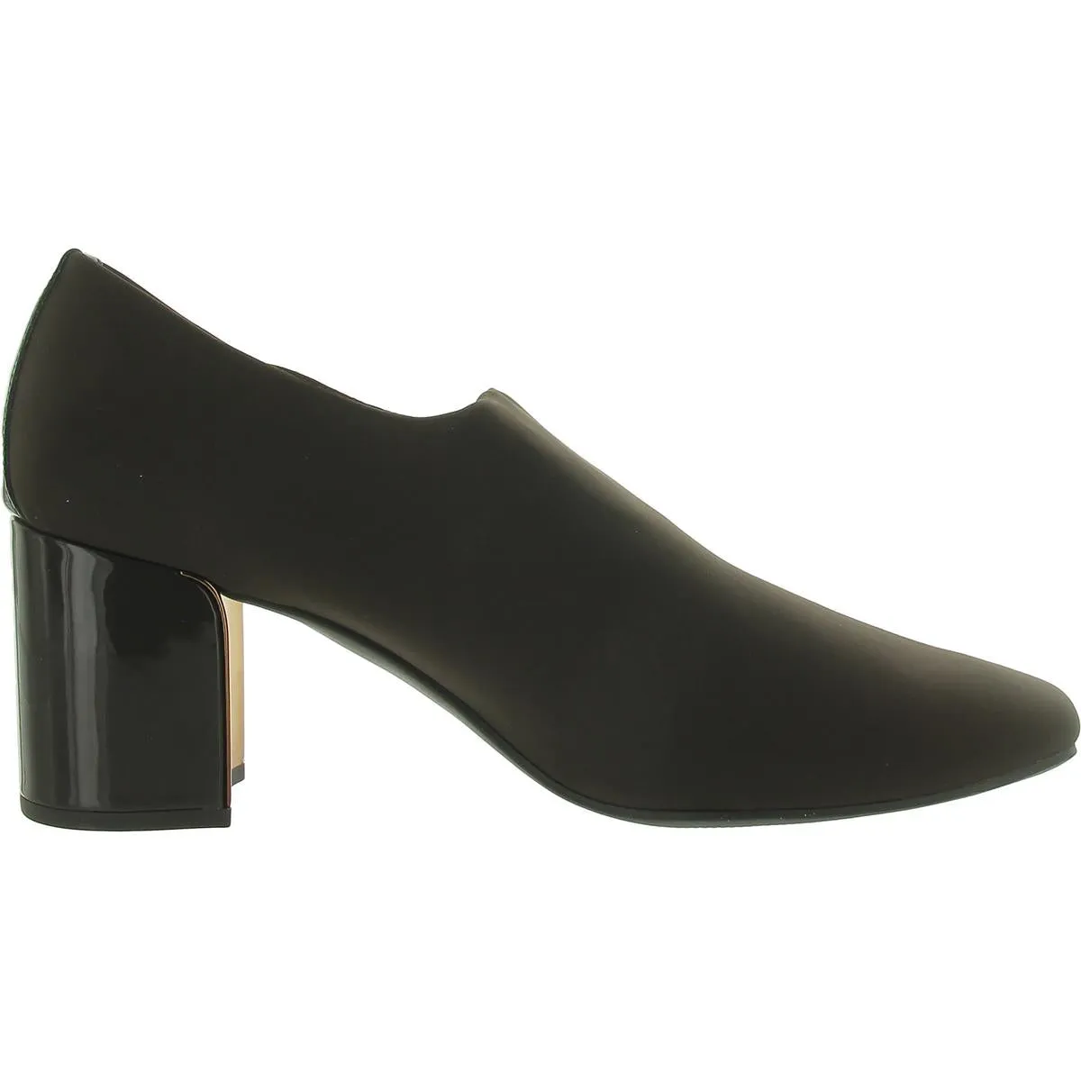 Womens Slip On Round Toe Ankle Boots