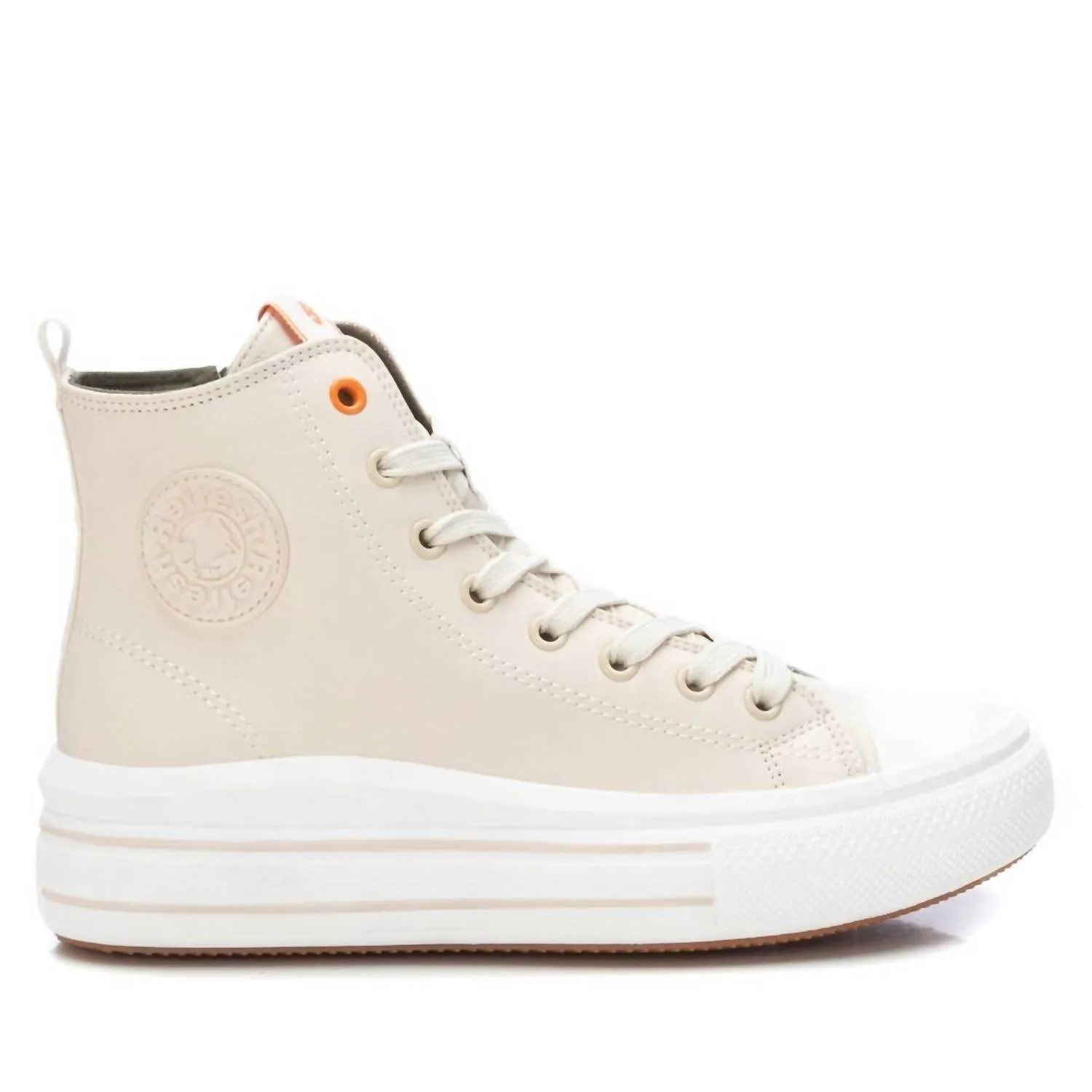 Women's Sneakers Boots In Beige
