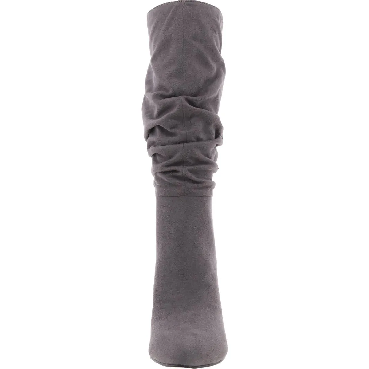 Womens Solid Man Made Mid-Calf Boots