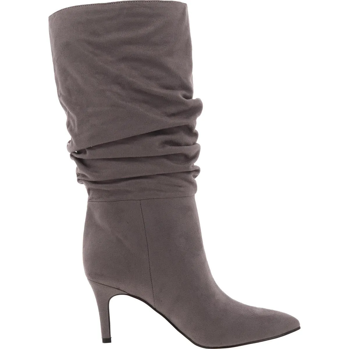 Womens Solid Man Made Mid-Calf Boots