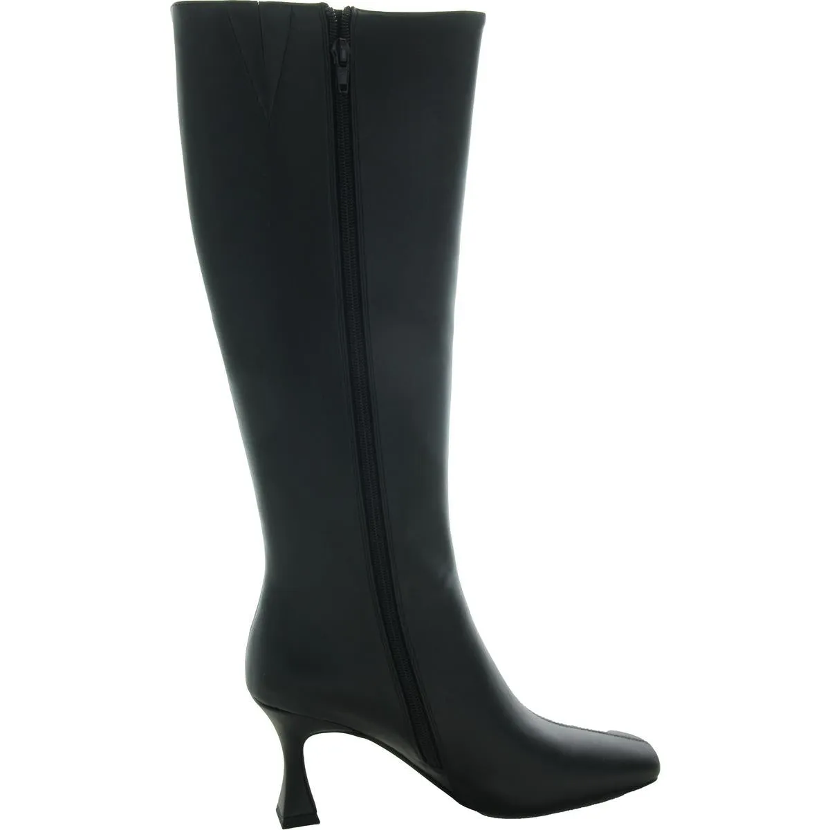 Womens Solid Man Made Over-The-Knee Boots