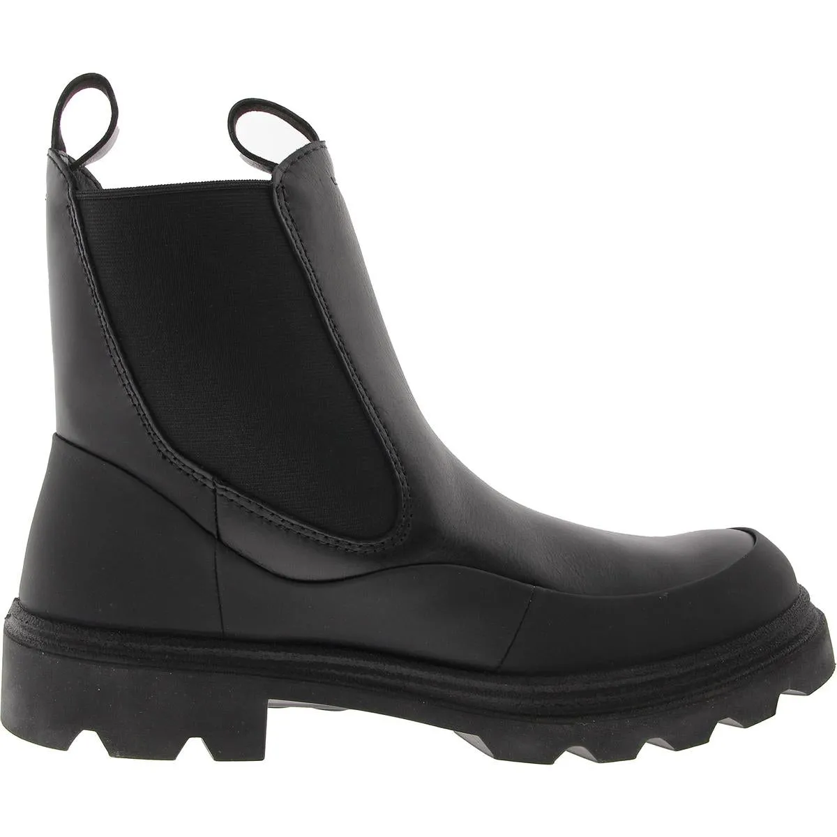 Womens Stretch Leather Chelsea Boots