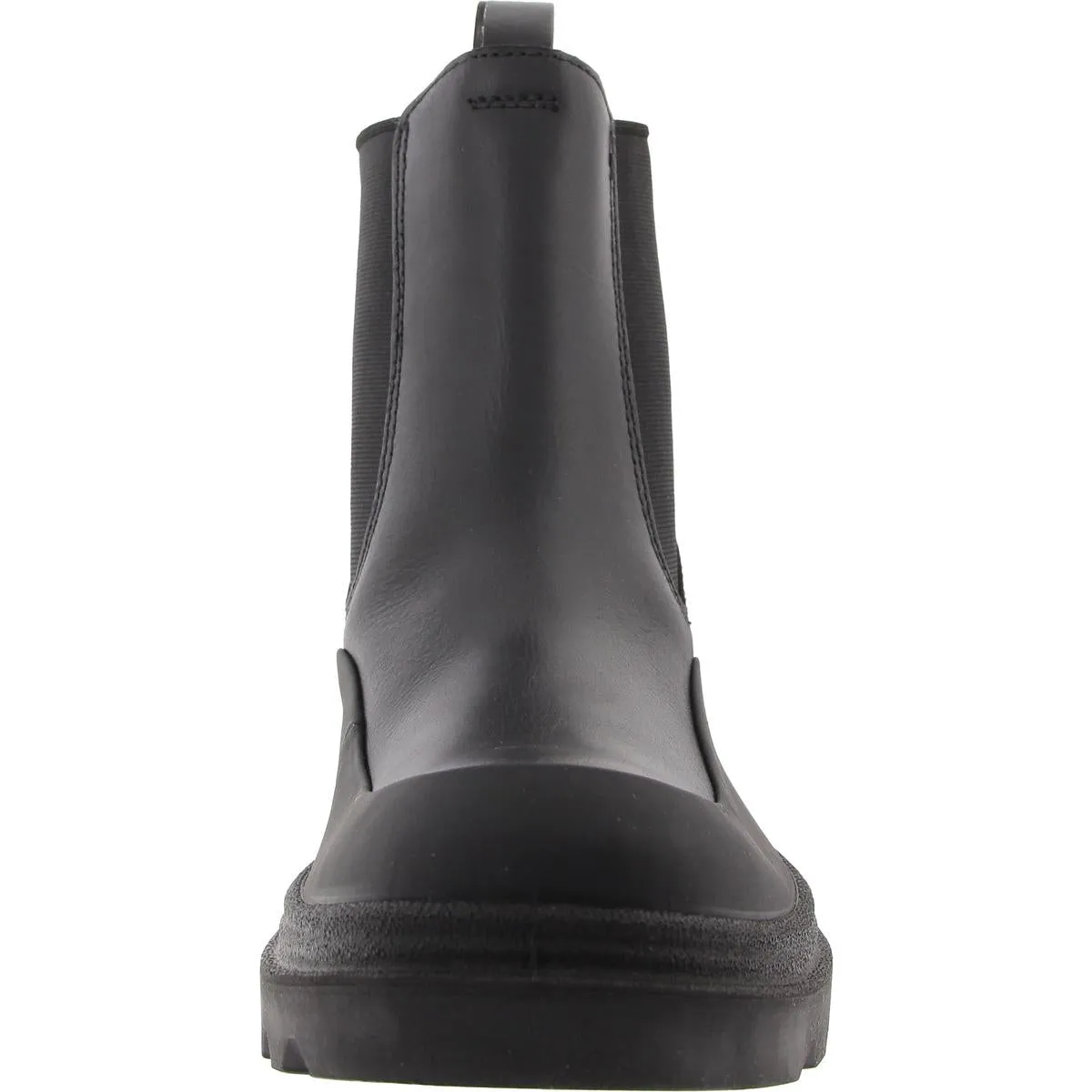 Womens Stretch Leather Chelsea Boots