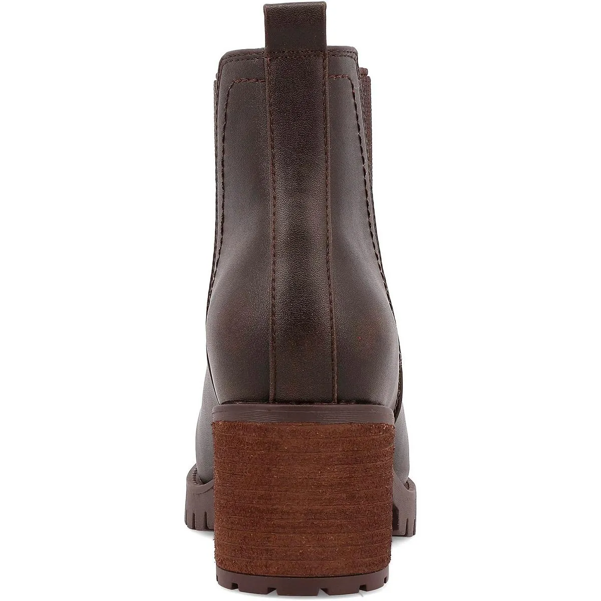 Womens Stretch Manmade Chelsea Boots